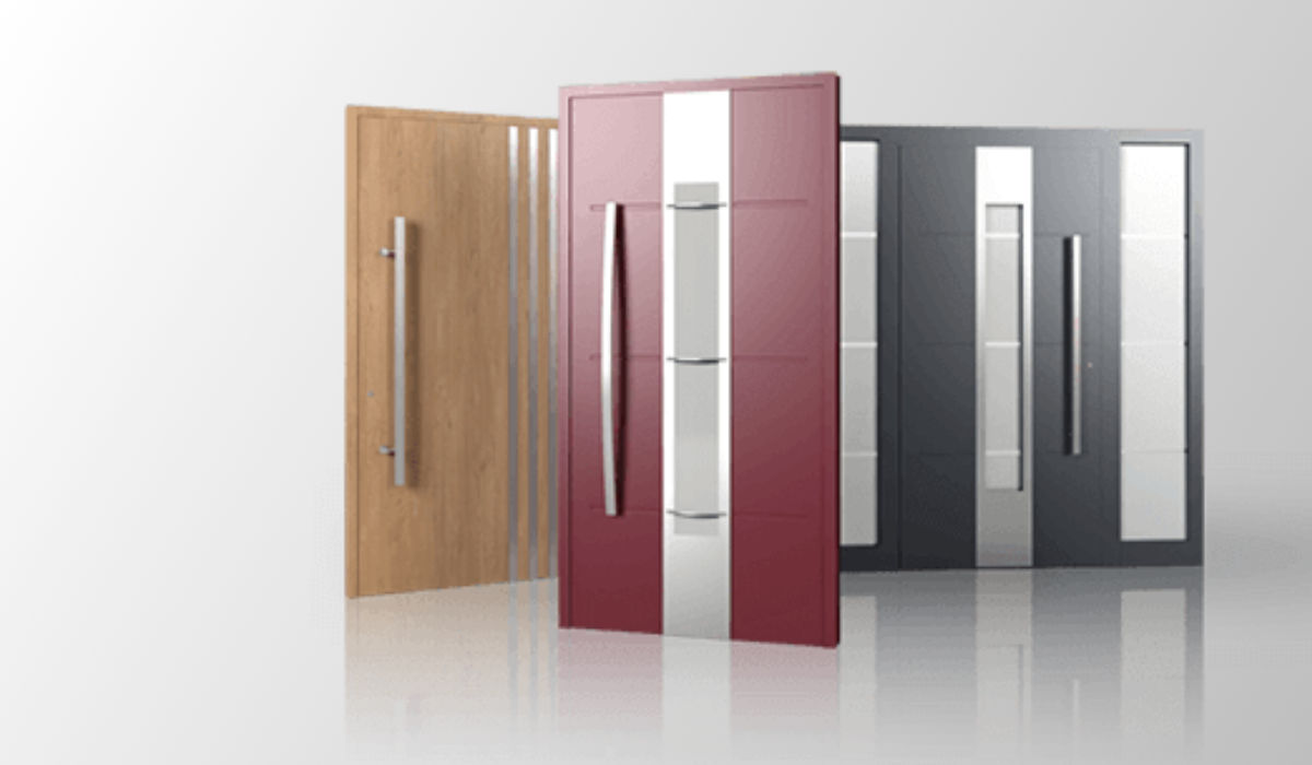 Drzwi zewnętrzne aluminiowe