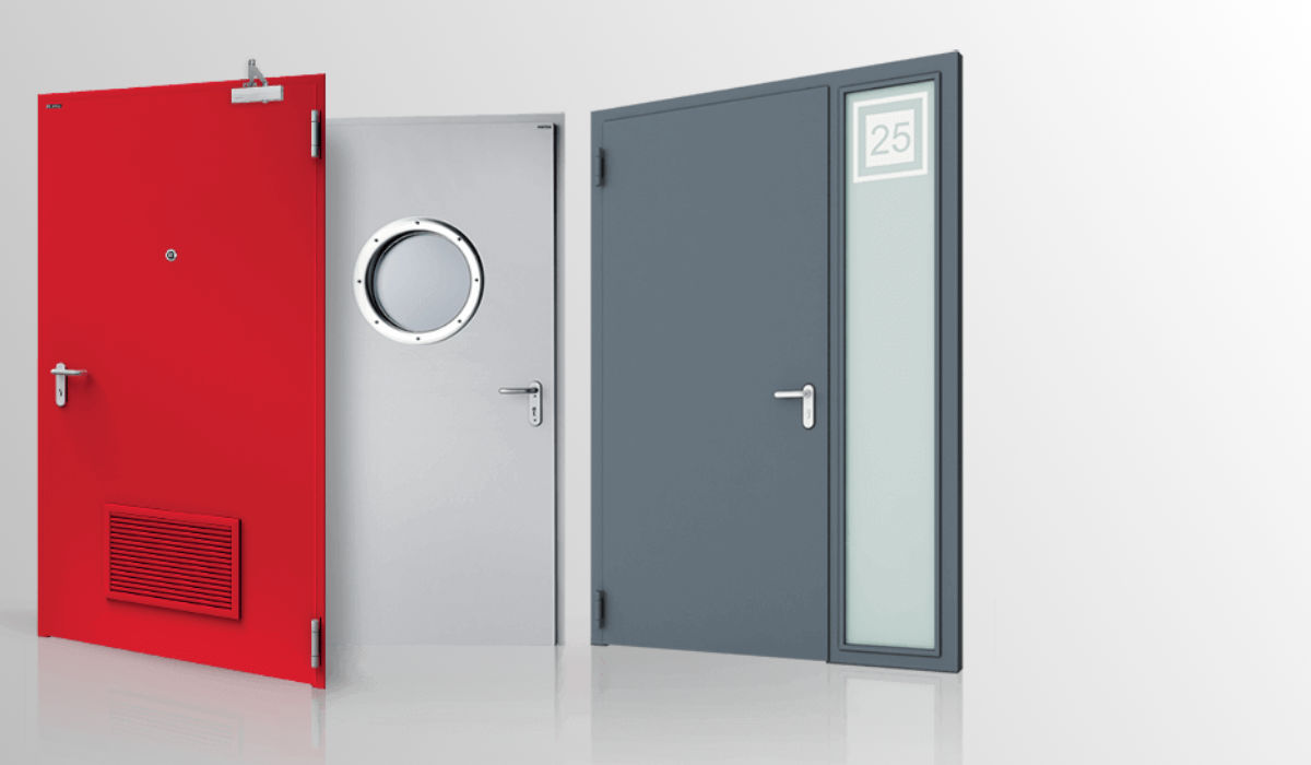 Drzwi stalowe płaszczowe